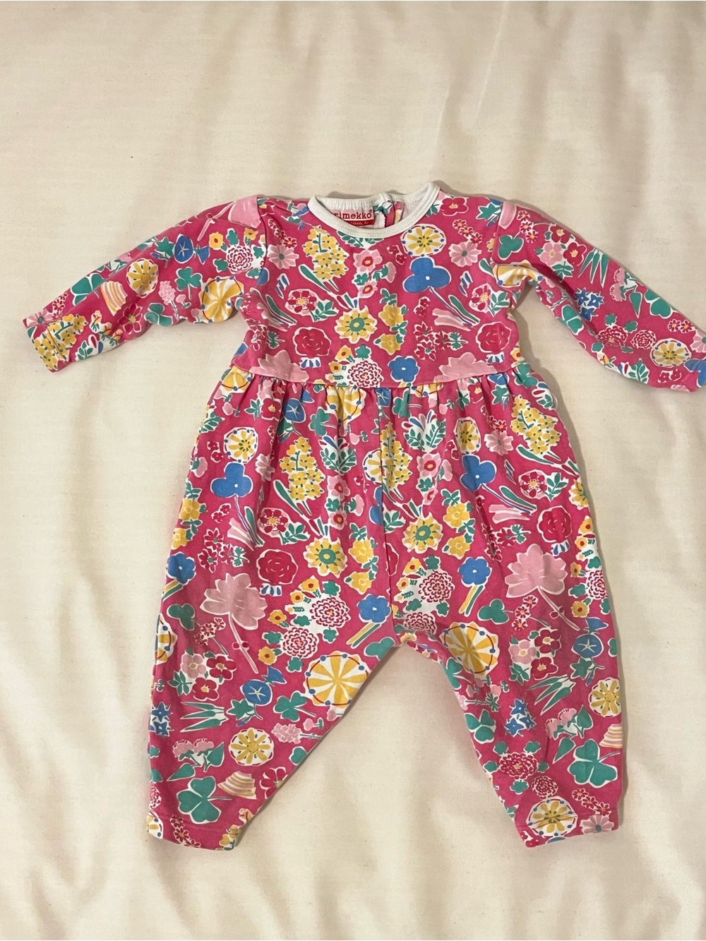 Marimekko Pink Floral One-Piece